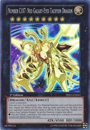 Image of Number C107: Neo Galaxy-Eyes Tachyon Dragon [PRIO-EN041] Super Rare