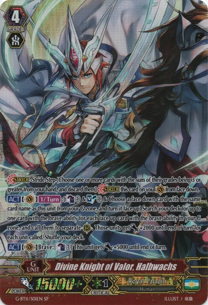 Image of Divine Knight of Valor, Halbwachs (G-BT11/S01EN) [Demonic Advent]