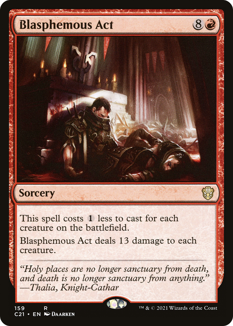 Image of Blasphemous Act [Commander 2021]