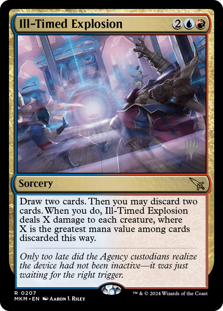 Image of Ill-Timed Explosion (Promo Pack) [Murders at Karlov Manor Promos]
