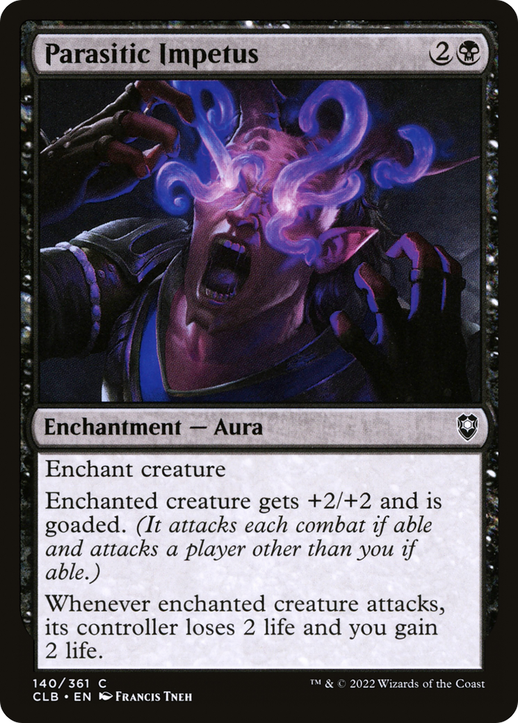 Image of Parasitic Impetus [Commander Legends: Battle for Baldur's Gate]