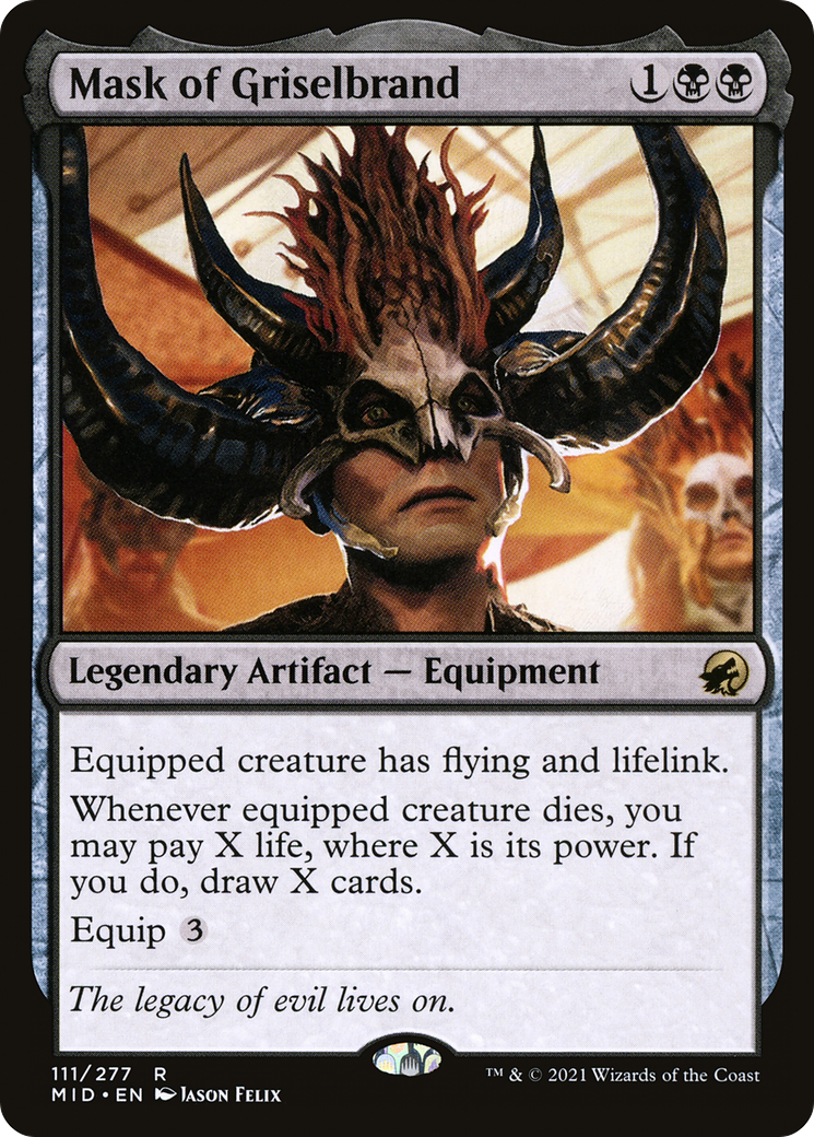 Image of Mask of Griselbrand [Innistrad: Midnight Hunt]
