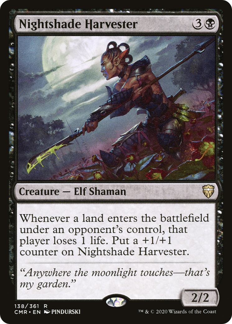 Image of Nightshade Harvester [Commander Legends]