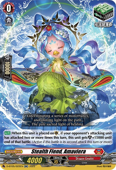 Image of Stealth Fiend, Amaviera (D-BT05/022EN) [Triumphant Return of the Brave Heroes]