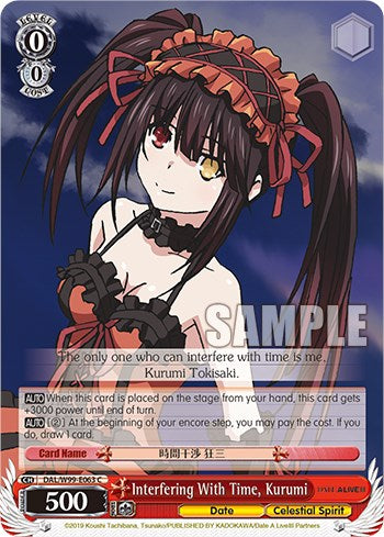 Image of Interfering With Time, Kurumi [Date A Live Vol.2]