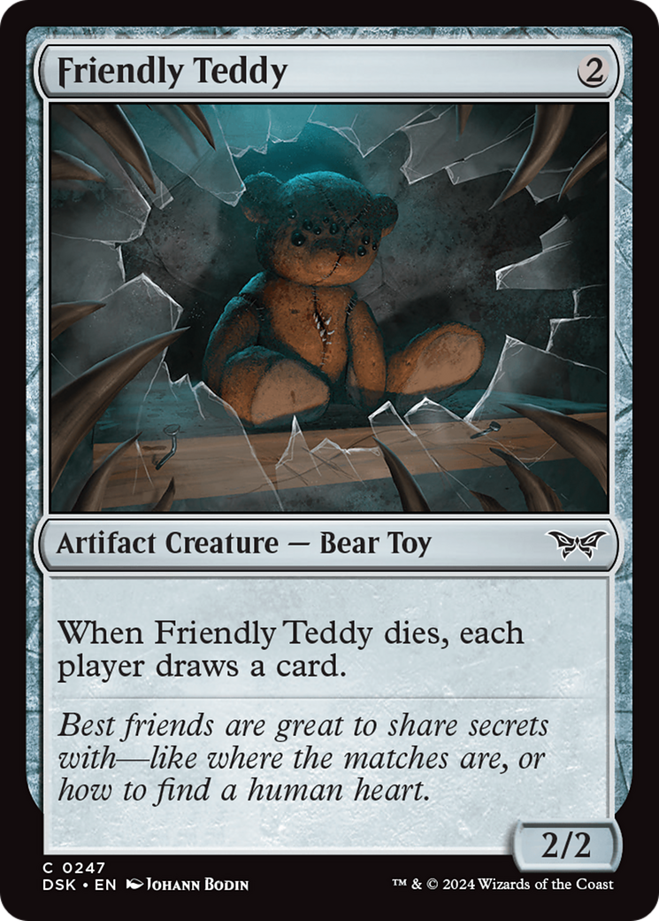 Image of Friendly Teddy [Duskmourn: House of Horror]
