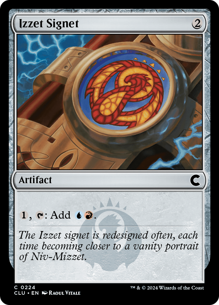 Image of Izzet Signet [Ravnica: Clue Edition]
