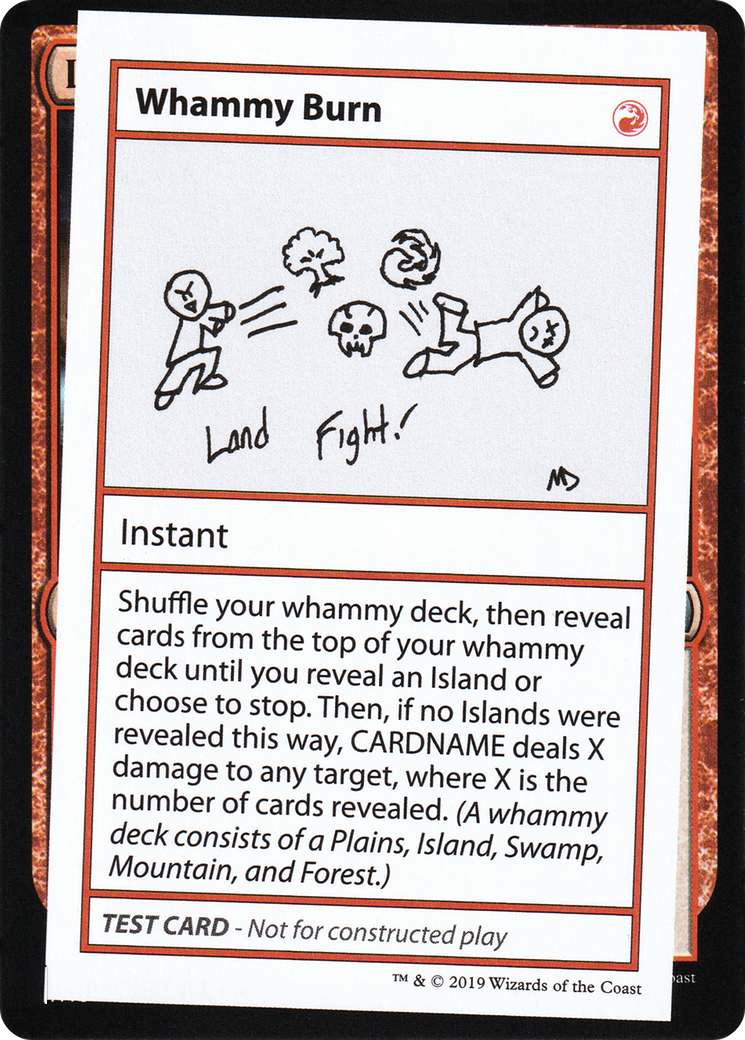 Image of Whammy Burn (2021 Edition) [Mystery Booster Playtest Cards]