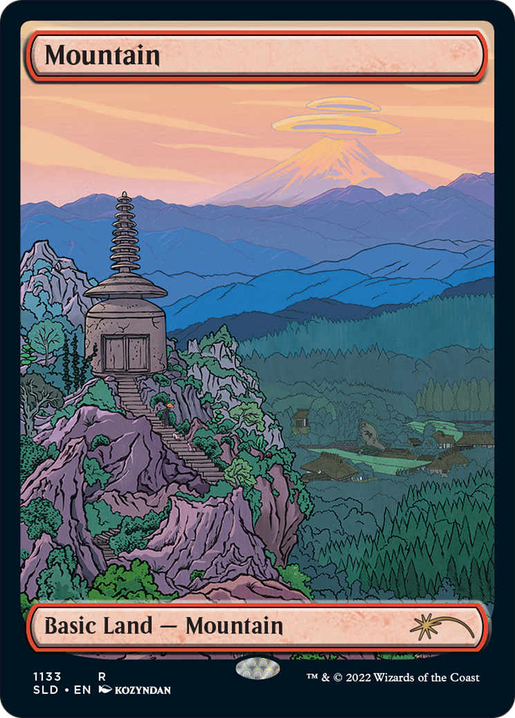 Image of Mountain (1133) (Full-Art) [Secret Lair Drop Series]