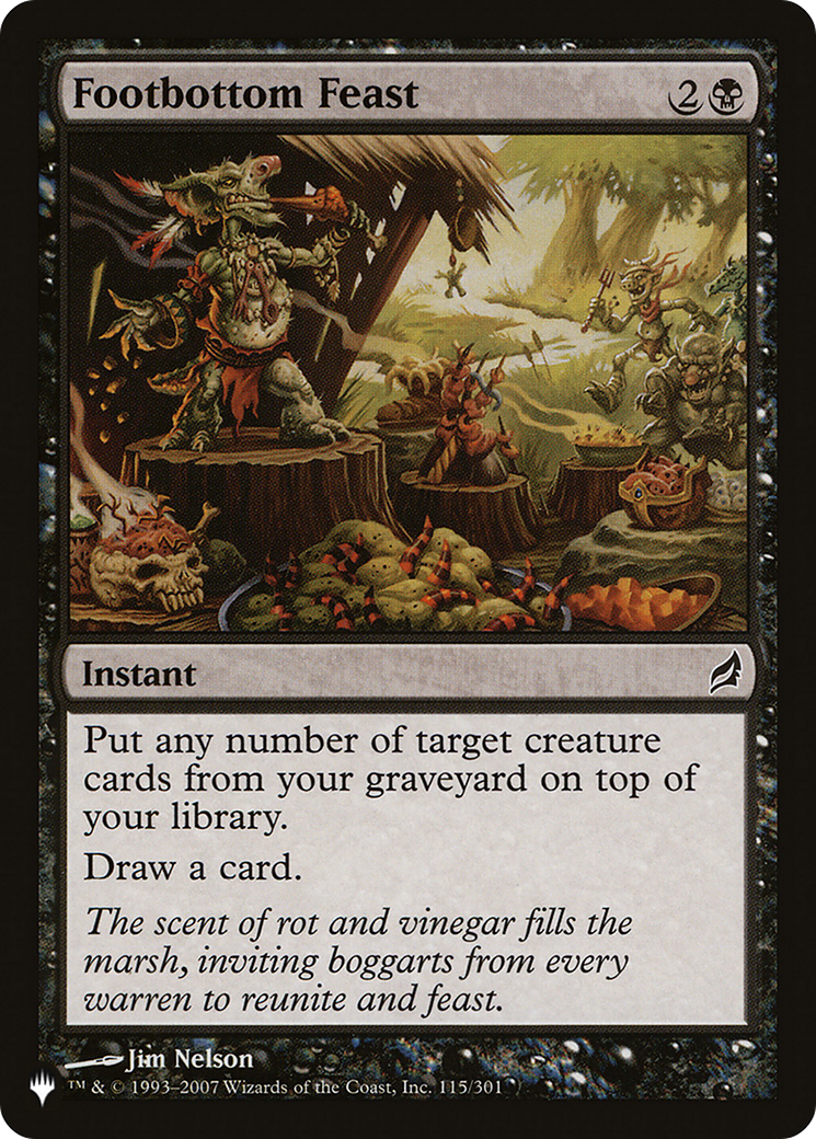 Image of Footbottom Feast [The List]