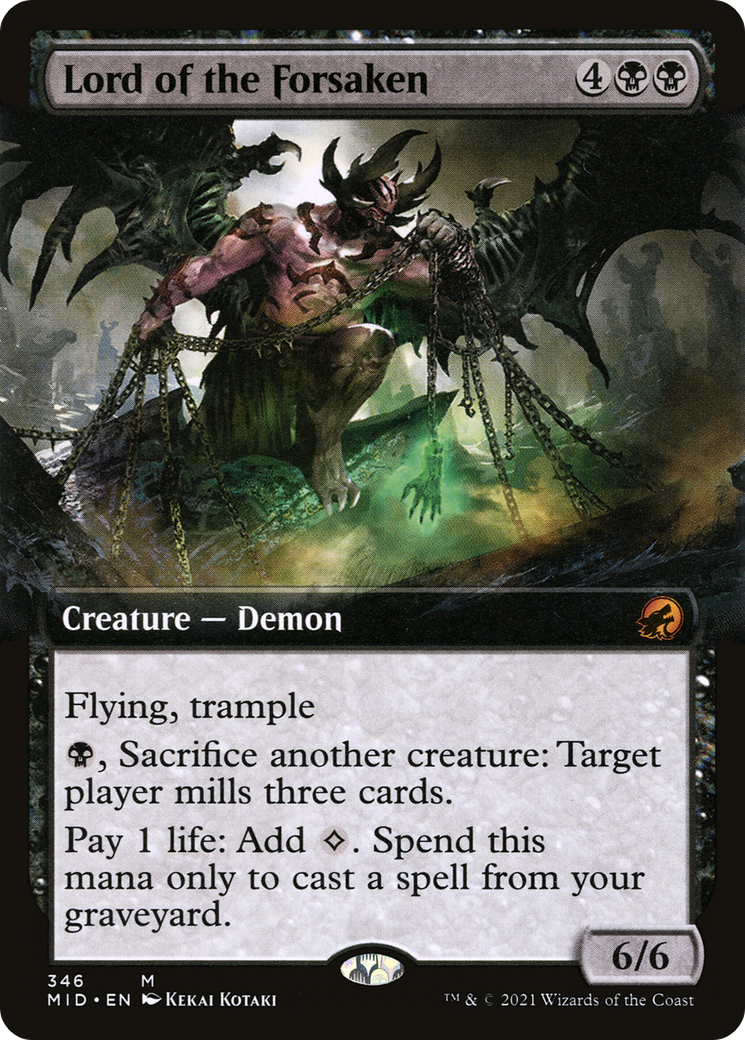 Image of Lord of the Forsaken (Extended Art) [Innistrad: Midnight Hunt]