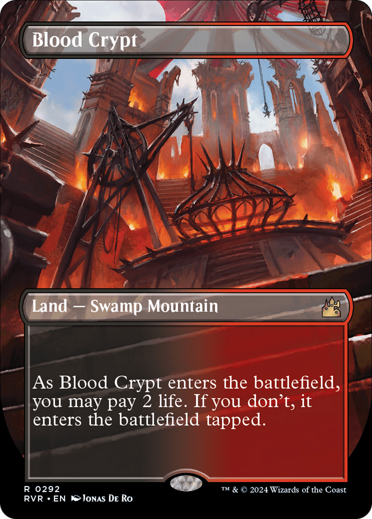 Image of Blood Crypt (Borderless) [Ravnica Remastered]