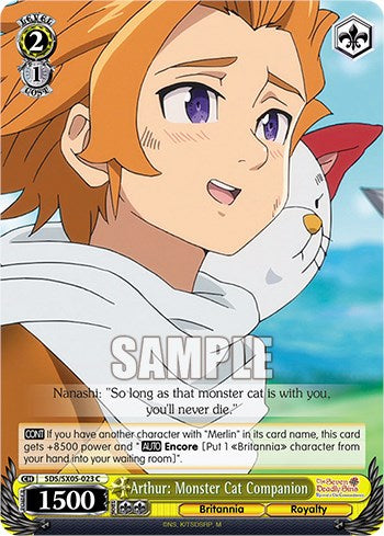 Image of Arthur: Monster Cat Companion [The Seven Deadly Sins: Revival of The Commandments]