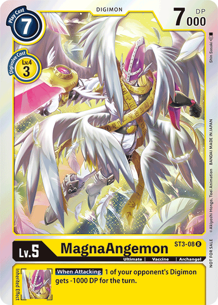 Image of MagnaAngemon [ST3-08] (Alternate Art) [Starter Deck: Heaven's Yellow Promos]