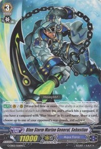 Image of Blue Storm Marine General, Sebastian (G-CB02/026EN) [Commander of the Incessant Waves]