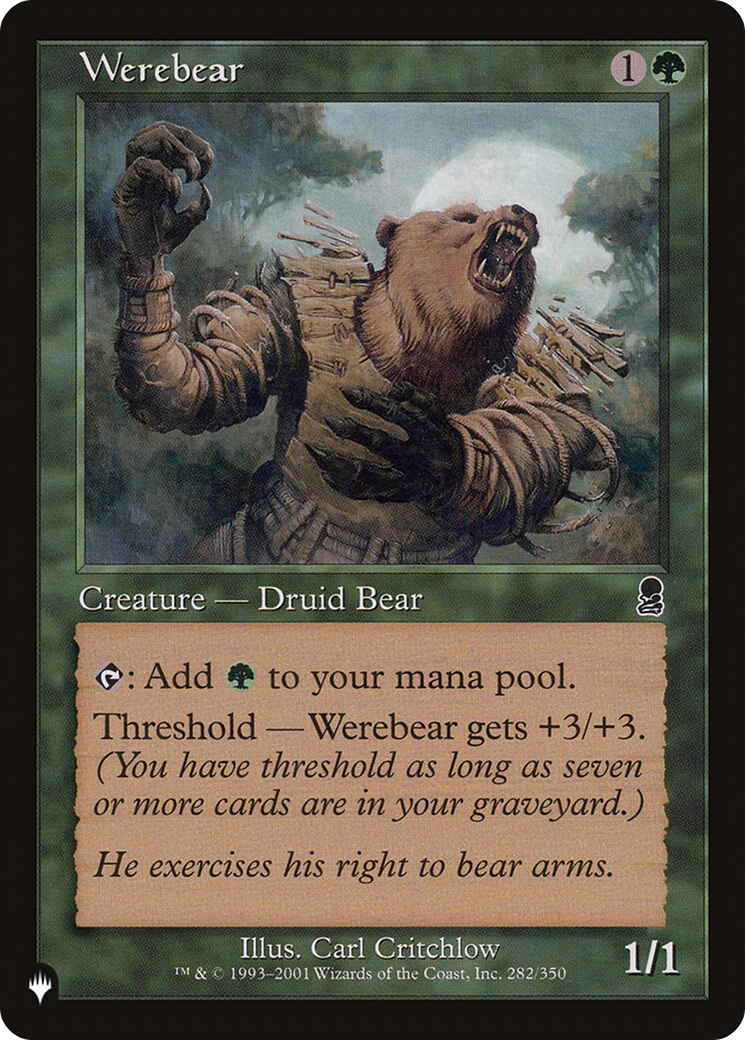 Image of Werebear [The List]