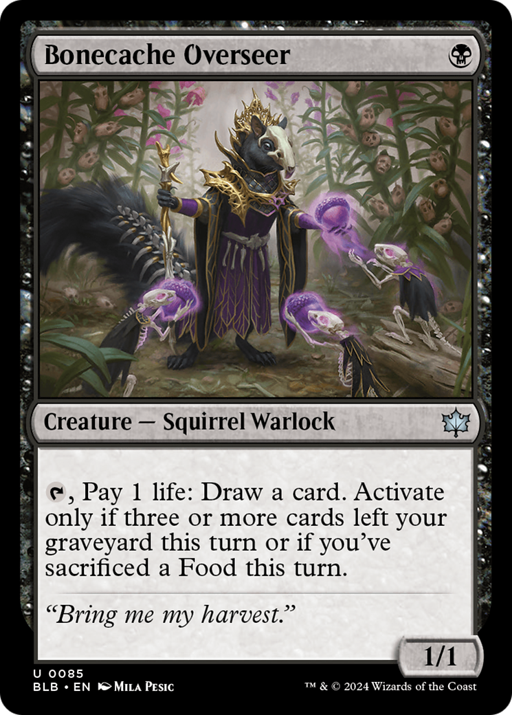 Image of Bonecache Overseer [Bloomburrow]