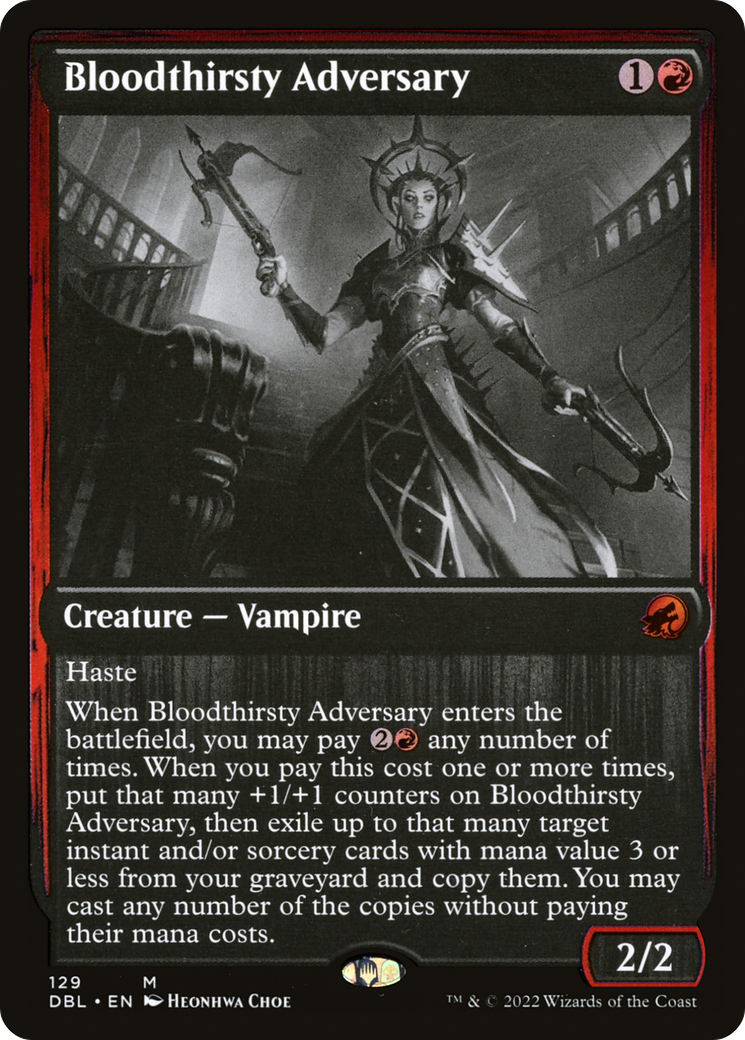 Image of Bloodthirsty Adversary [Innistrad: Double Feature]