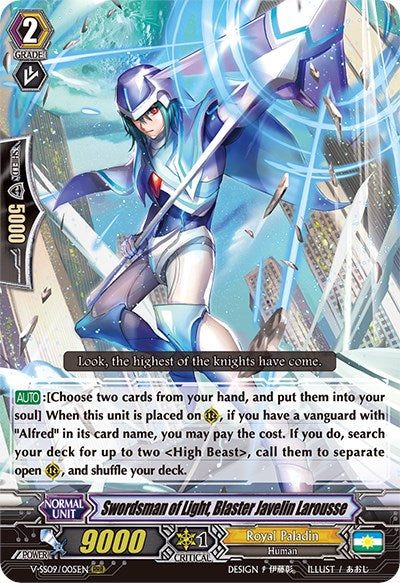 Image of Swordsman of Light, Blaster Javelin Larousse (V-SS09/005EN) [Revival Selection]