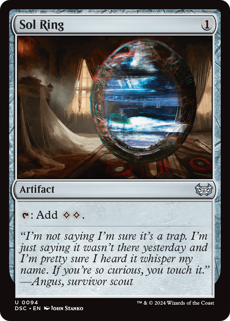 Image of Sol Ring [Duskmourn: House of Horror Commander]