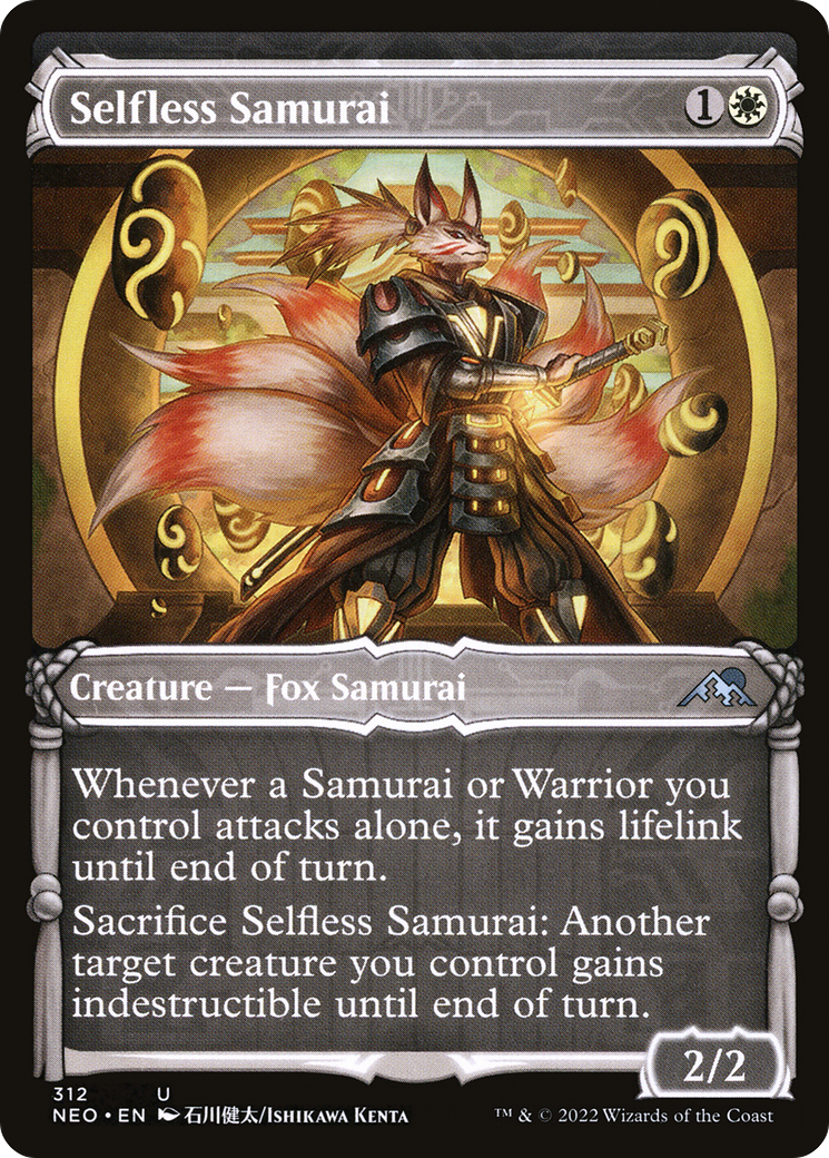Image of Selfless Samurai (Showcase Samurai) [Kamigawa: Neon Dynasty]