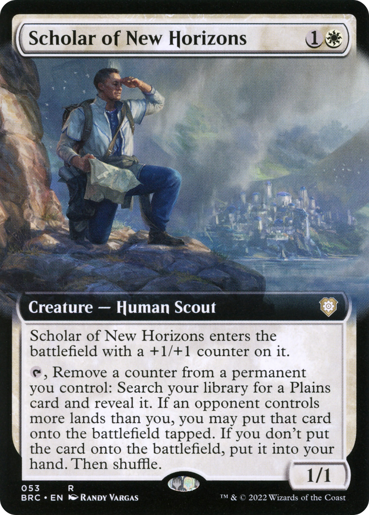 Image of Scholar of New Horizons (Extended Art) [The Brothers' War Commander]