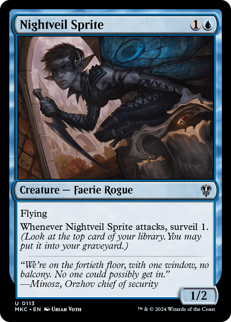Image of Nightveil Sprite [Murders at Karlov Manor Commander]