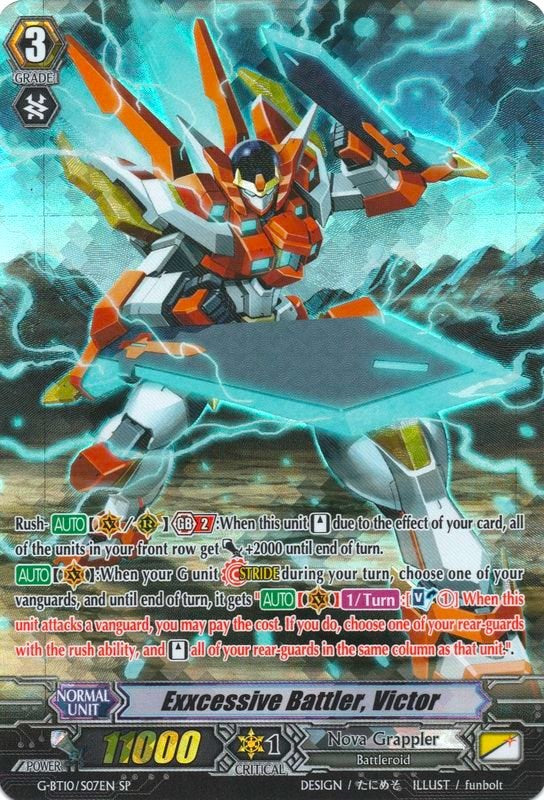 Image of Exxcessive Battler, Victor (G-BT10/S07EN) [Raging Clash of the Blade Fangs]