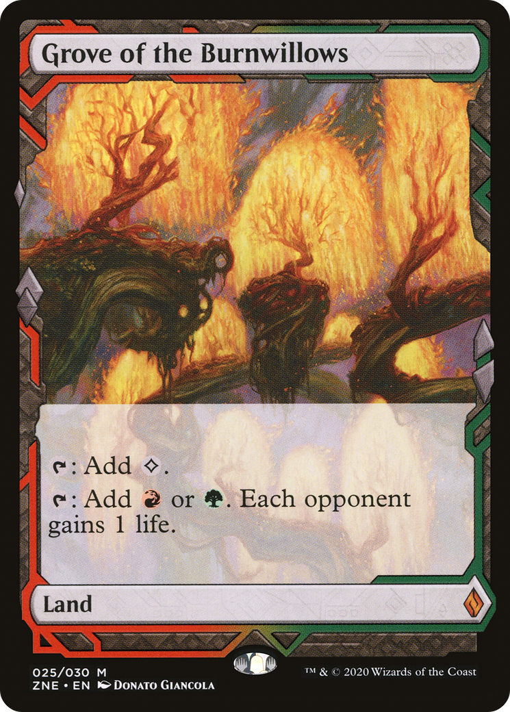 Image of Grove of the Burnwillows (Expeditions) [Zendikar Rising Expeditions]