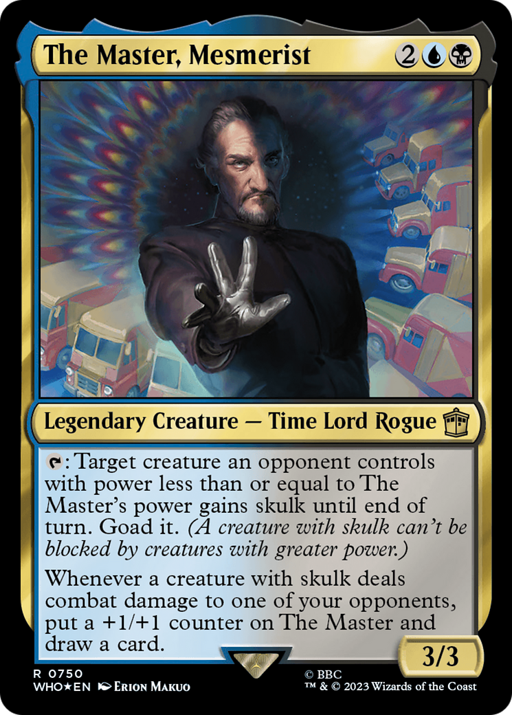 Image of The Master, Mesmerist (Surge Foil) [Doctor Who]
