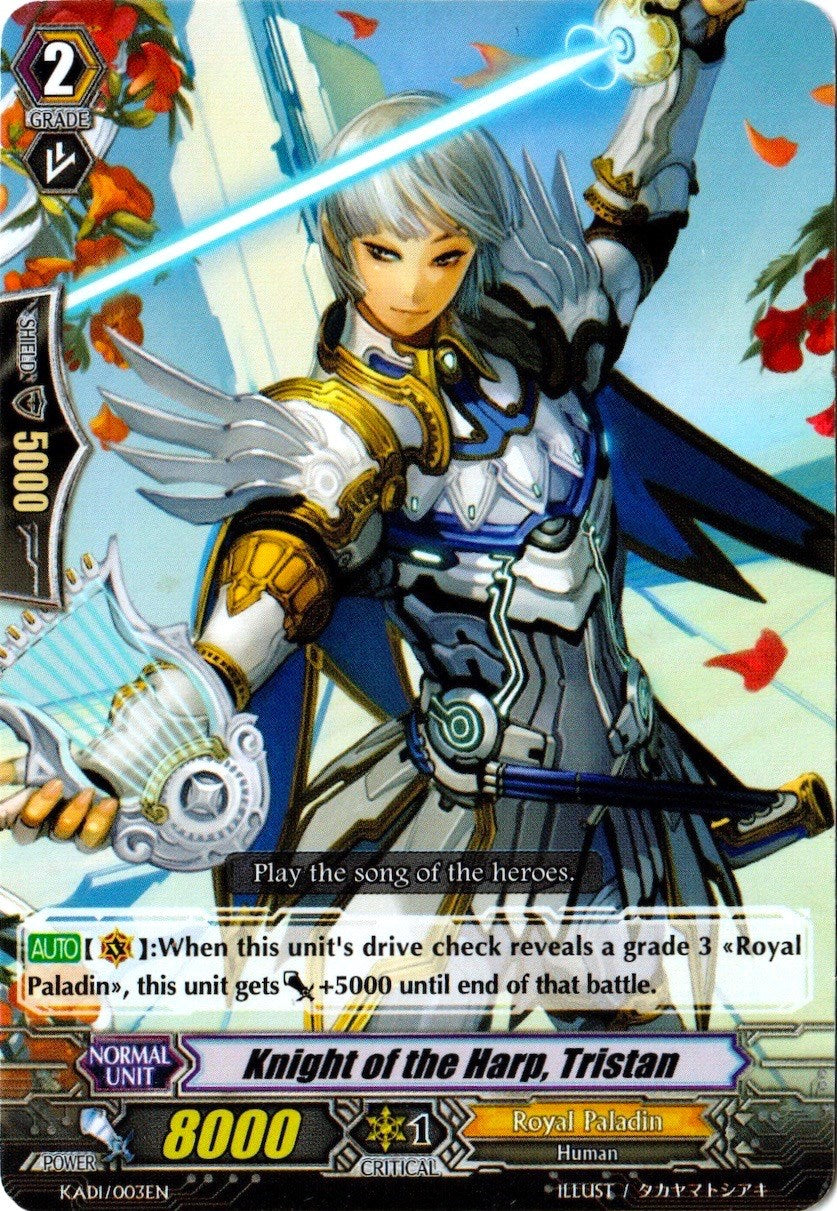 Image of Knight of the Harp, Tristan (KAD1/003EN) [Kero Kero Ace Pack]