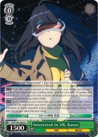 Image of Interested in VR, Karen (GGO/S59-E005 R) [Gun Gale Online]
