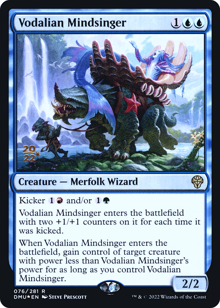 Image of Vodalian Mindsinger [Dominaria United Prerelease Promos]