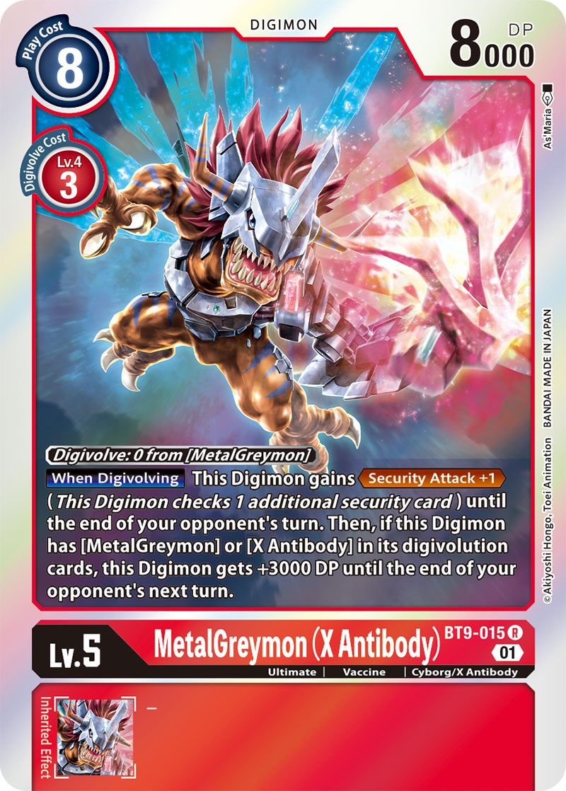Image of MetalGreymon (X Antibody) [BT9-015] [X Record]