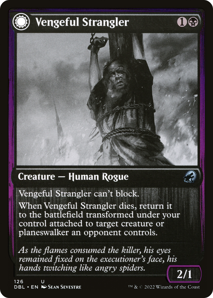 Image of Vengeful Strangler // Strangling Grasp [Innistrad: Double Feature]