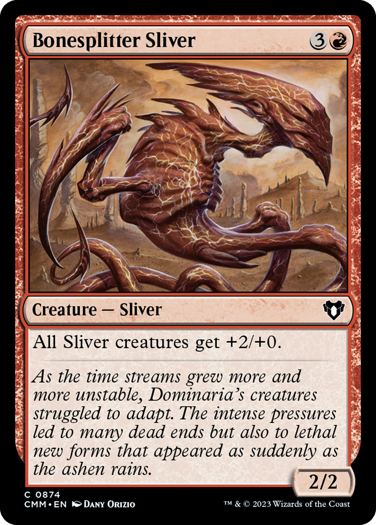 Image of Bonesplitter Sliver [Commander Masters]