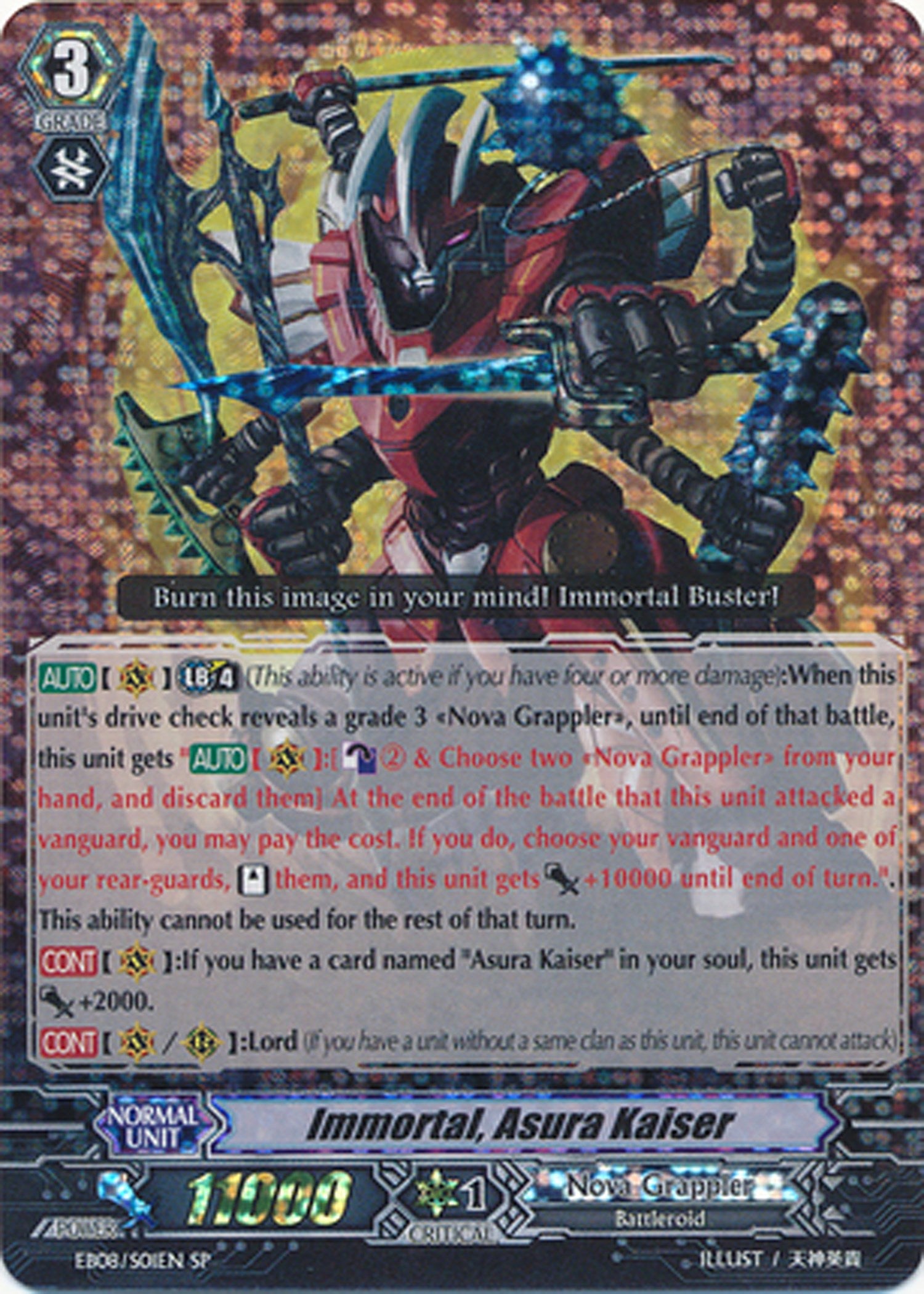 Image of Immortal, Asura Kaiser (EB08/S01EN) [Champions of the Cosmos]