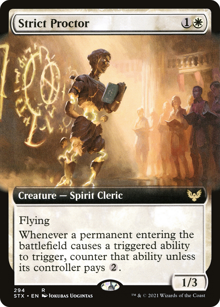 Image of Strict Proctor (Extended Art) [Strixhaven: School of Mages]