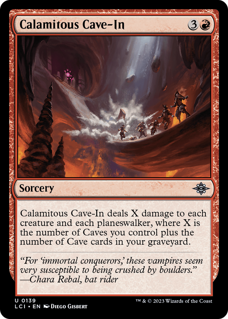 Image of Calamitous Cave-In [The Lost Caverns of Ixalan]