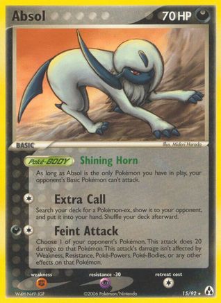Image of Absol (15/92) (Stamped) [EX: Legend Maker]