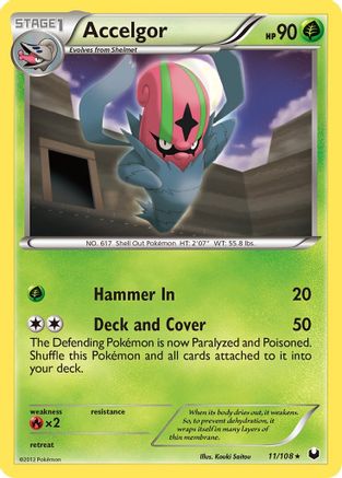 Image of Accelgor (11/108) [Black & White: Dark Explorers]