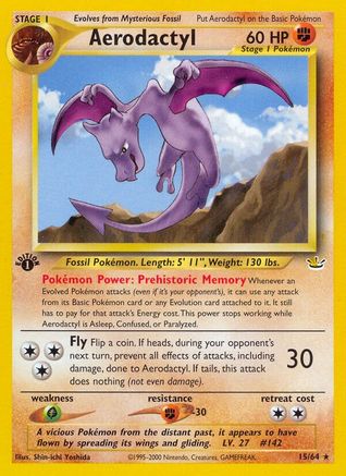 Image of Aerodactyl (15/64) [Neo Revelation 1st Edition]