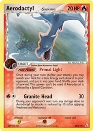 Image of Aerodactyl (35/110) (Delta Species) (Stamped) [EX: Holon Phantoms]