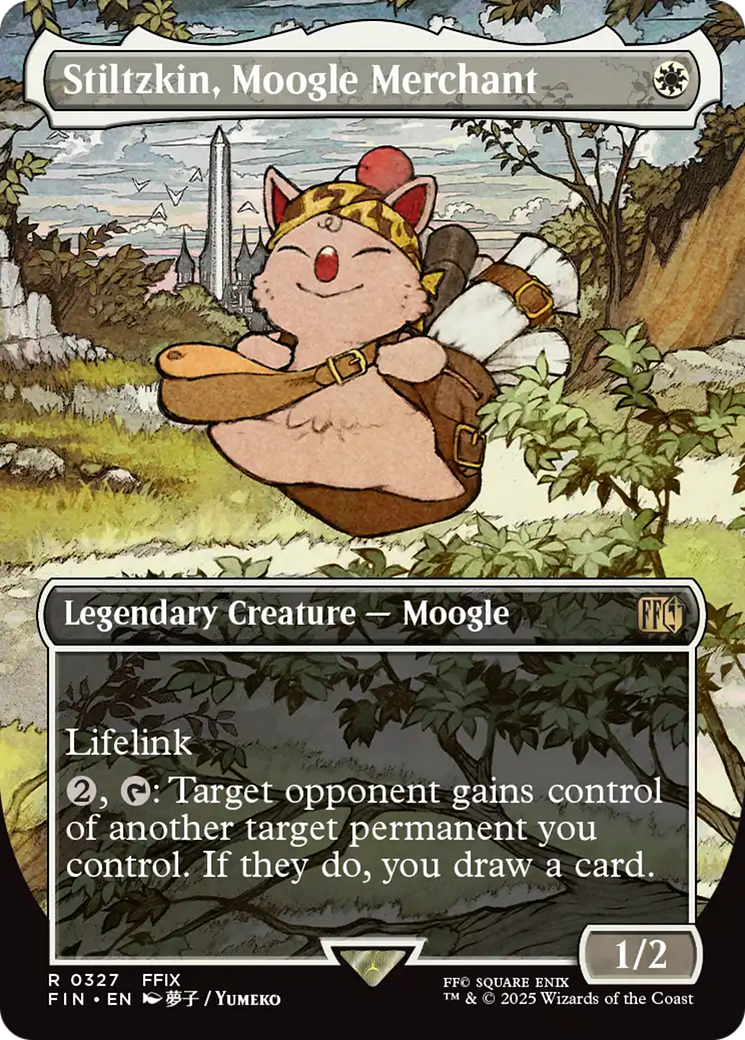 Image of Stiltzkin, Moogle Merchant (Borderless) [FINAL FANTASY]