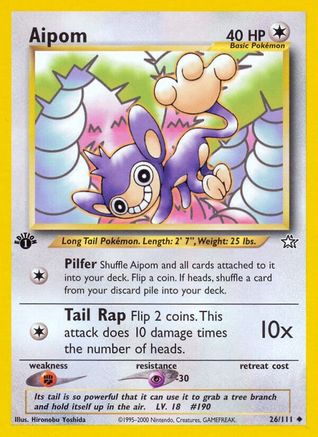 Image of Aipom (26/111) [Neo Genesis 1st Edition]