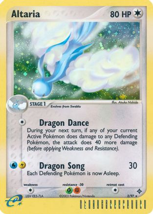 Image of Altaria (2/97) [EX: Dragon]