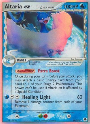 Image of Altaria ex (90/101) (Delta Species) [EX: Dragon Frontiers]