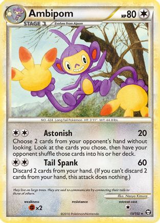 Image of Ambipom (13/102) [HeartGold & SoulSilver: Triumphant]
