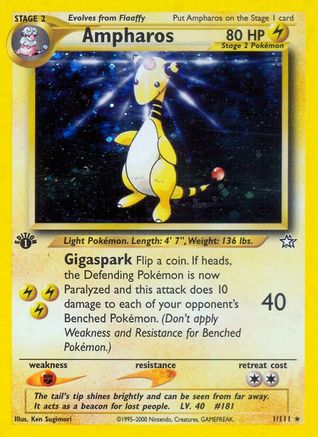 Image of Ampharos (1/111) [Neo Genesis 1st Edition]