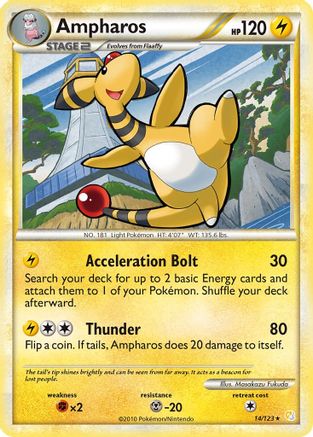 Image of Ampharos (14/123) [HeartGold & SoulSilver: Base Set]